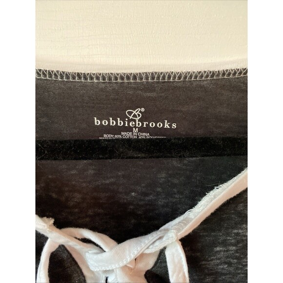 Bobbie Brooks Women’s Medium Long Sleeve Shirt Sheet Drawstrings - Picture 2 of 10